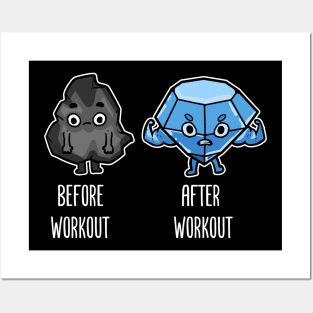 Work out to Be Strong - For Gym Posters and Art